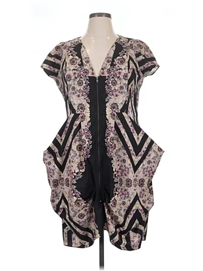 Pre-owned City Chic Casual Dress In Purple