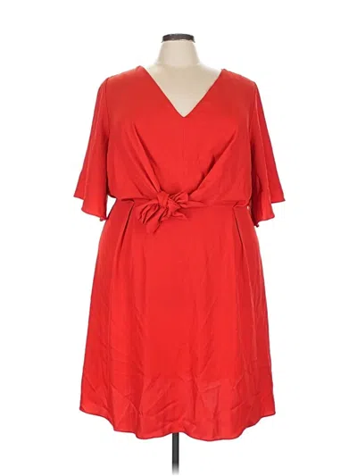 Pre-owned City Chic Casual Dress In Red