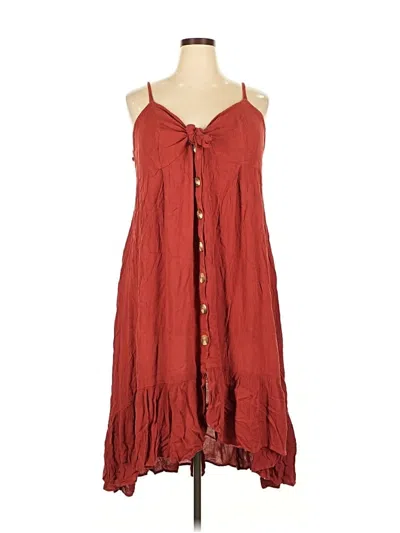 Pre-owned City Chic Casual Dress In Red