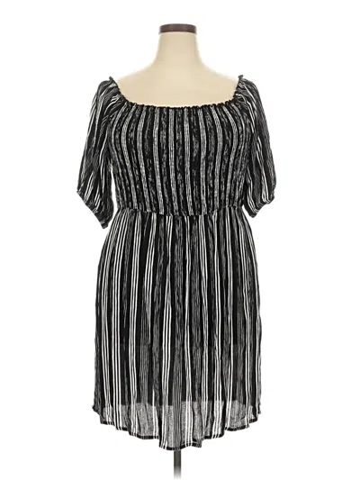 Pre-owned City Chic Casual Dress In Silver