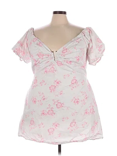 Pre-owned City Chic Casual Dress In Silver