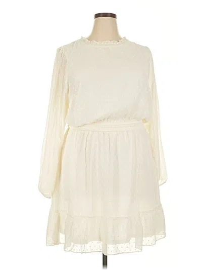 City Chic Casual Dress In Neutral