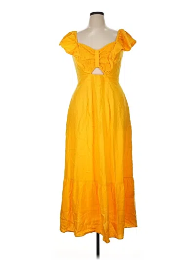 Pre-owned City Chic Casual Dress In Yellow