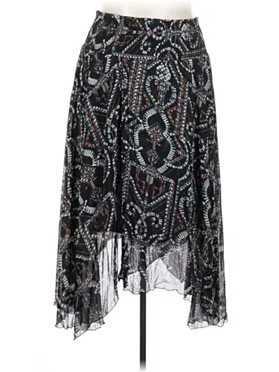 Pre-owned City Chic Casual Skirt In Silver