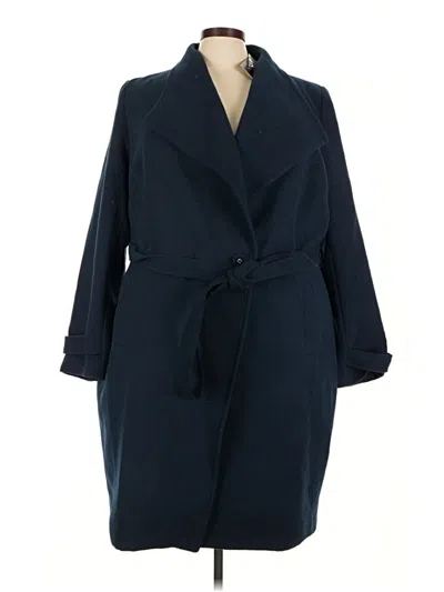 Pre-owned City Chic Coat In Blue