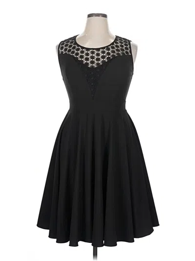 Pre-owned City Chic Cocktail Dress In Black