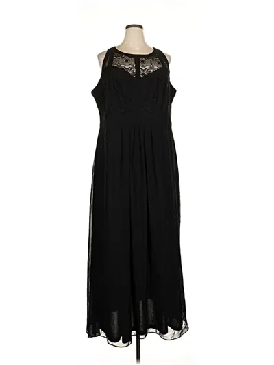 City Chic Cocktail Dress In Black