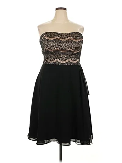 Pre-owned City Chic Cocktail Dress In Black