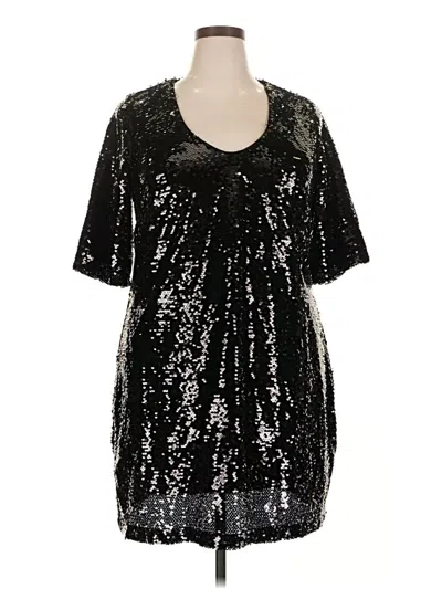 Pre-owned City Chic Cocktail Dress In Black