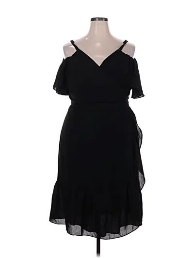 Pre-owned City Chic Cocktail Dress In Black