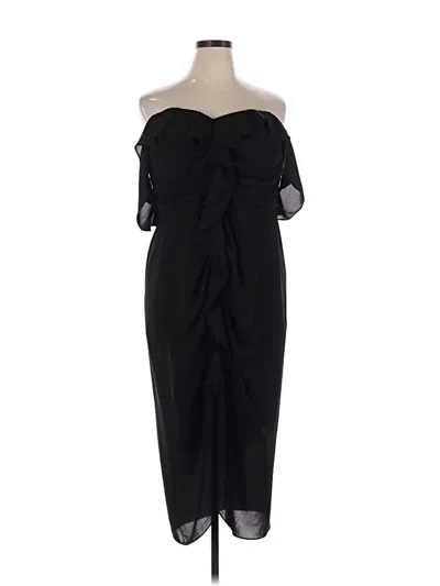 Pre-owned City Chic Cocktail Dress In Black