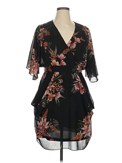 Pre-owned City Chic Cocktail Dress In Black