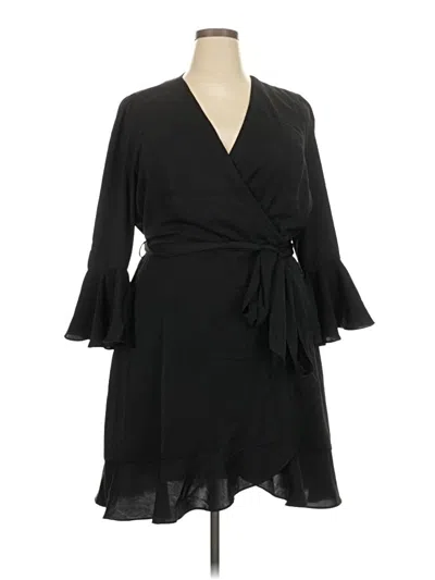 Pre-owned City Chic Cocktail Dress In Black