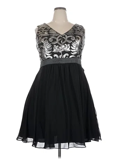Pre-owned City Chic Cocktail Dress In Black