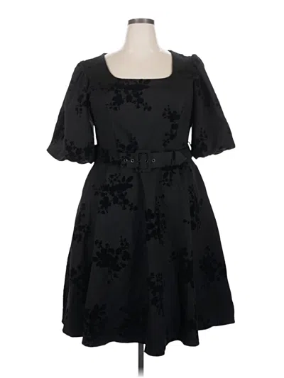Pre-owned City Chic Cocktail Dress In Black