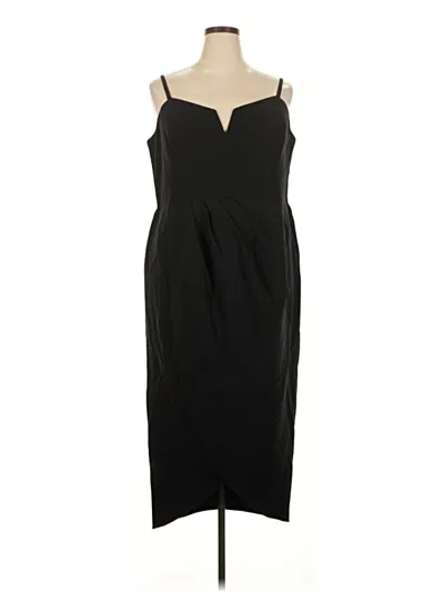 Pre-owned City Chic Cocktail Dress In Black