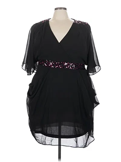 Pre-owned City Chic Cocktail Dress In Black