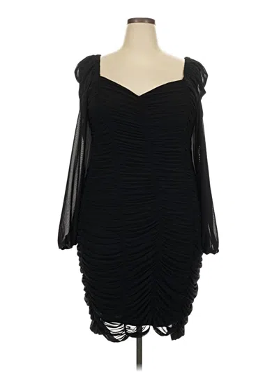 Pre-owned City Chic Cocktail Dress In Black