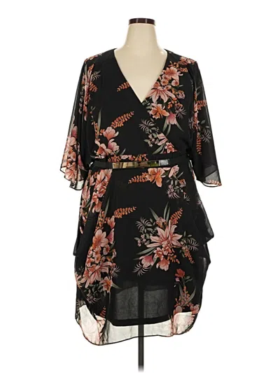 Pre-owned City Chic Cocktail Dress In Black