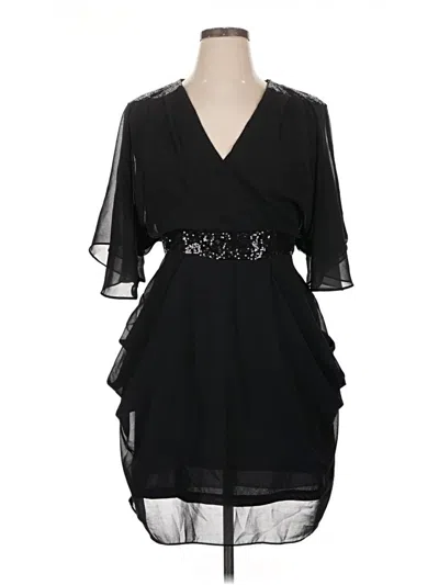 Pre-owned City Chic Cocktail Dress In Black