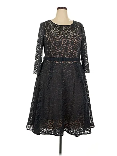 Pre-owned City Chic Cocktail Dress In Black