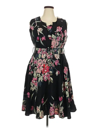 Pre-owned City Chic Cocktail Dress In Black