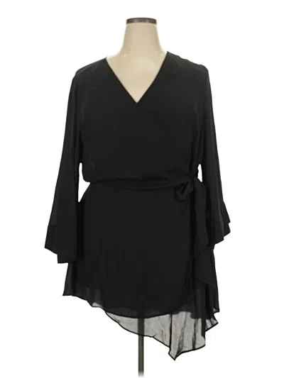 City Chic Cocktail Dress In Black