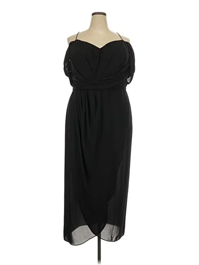 Pre-owned City Chic Cocktail Dress In Black