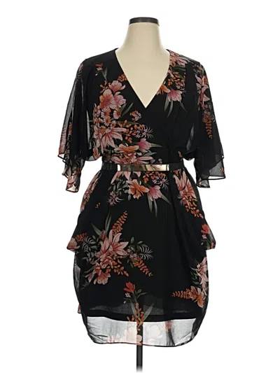 Pre-owned City Chic Cocktail Dress In Black