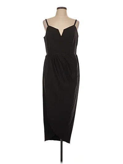 Pre-owned City Chic Cocktail Dress In Black