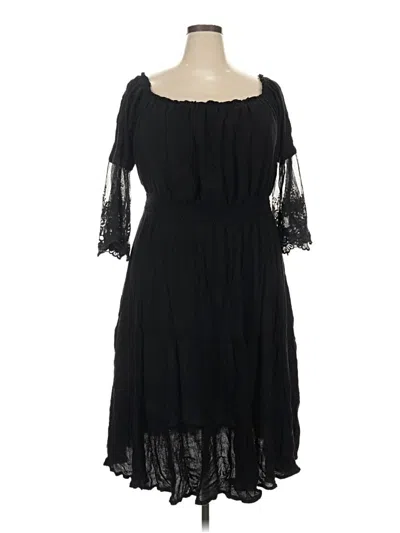 Pre-owned City Chic Cocktail Dress In Black
