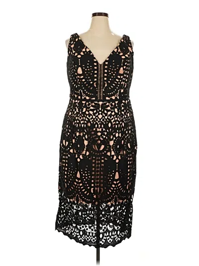 Pre-owned City Chic Cocktail Dress In Black
