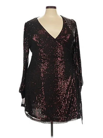 Pre-owned City Chic Cocktail Dress In Black