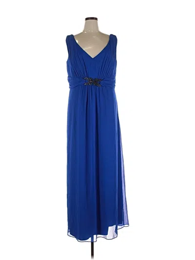 Pre-owned City Chic Cocktail Dress In Blue