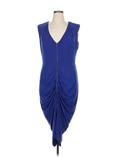 Pre-owned City Chic Cocktail Dress In Blue