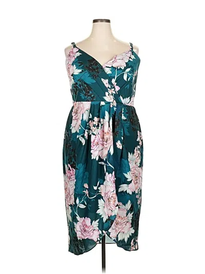 Pre-owned City Chic Cocktail Dress In Blue