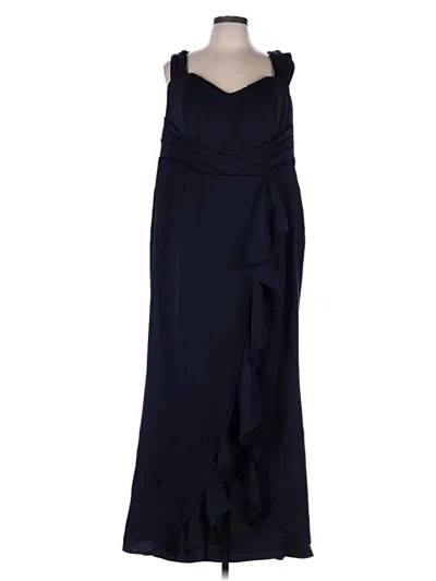Pre-owned City Chic Cocktail Dress In Blue