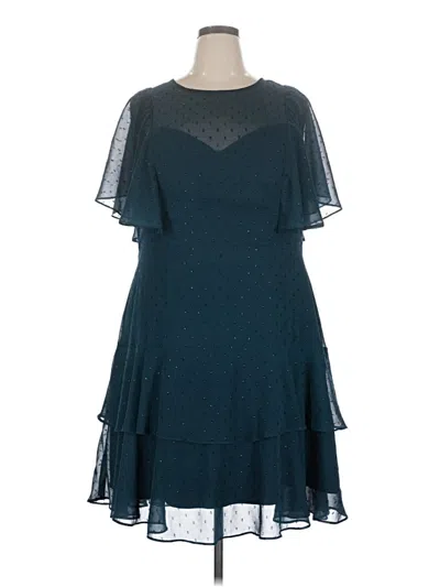 Pre-owned City Chic Cocktail Dress In Blue