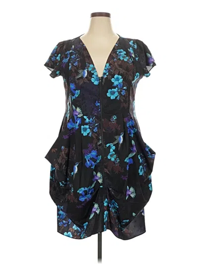 Pre-owned City Chic Cocktail Dress In Blue