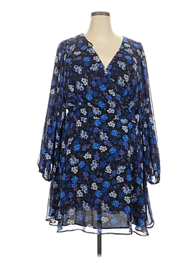 Pre-owned City Chic Cocktail Dress In Blue