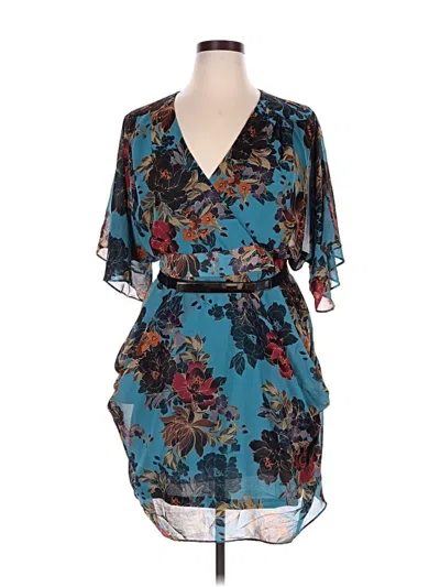 Pre-owned City Chic Cocktail Dress In Blue