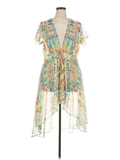 Pre-owned City Chic Cocktail Dress In Green