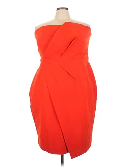 Pre-owned City Chic Cocktail Dress In Orange