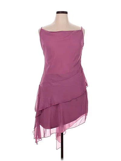 Pre-owned City Chic Cocktail Dress In Purple