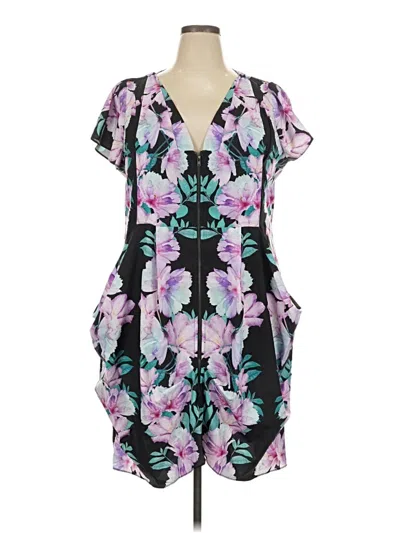 Pre-owned City Chic Cocktail Dress In Purple