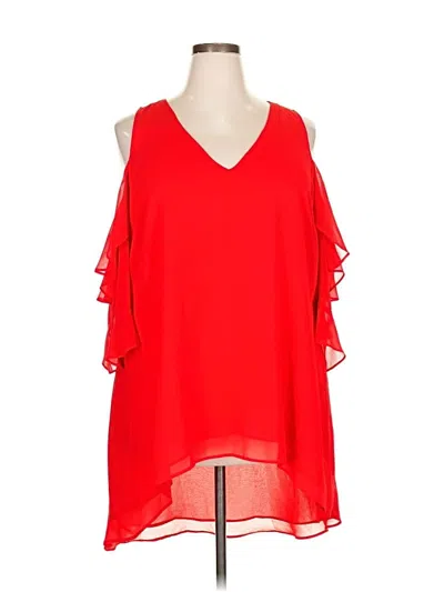 Pre-owned City Chic Cocktail Dress In Red