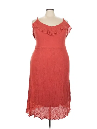 Pre-owned City Chic Cocktail Dress In Red