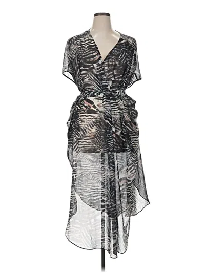 Pre-owned City Chic Cocktail Dress In Silver