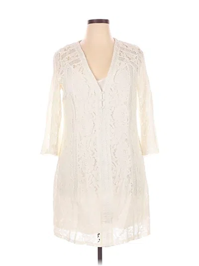 Pre-owned City Chic Cocktail Dress In White