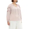 City Chic Drama Queen Ruffle Top In Cupcake